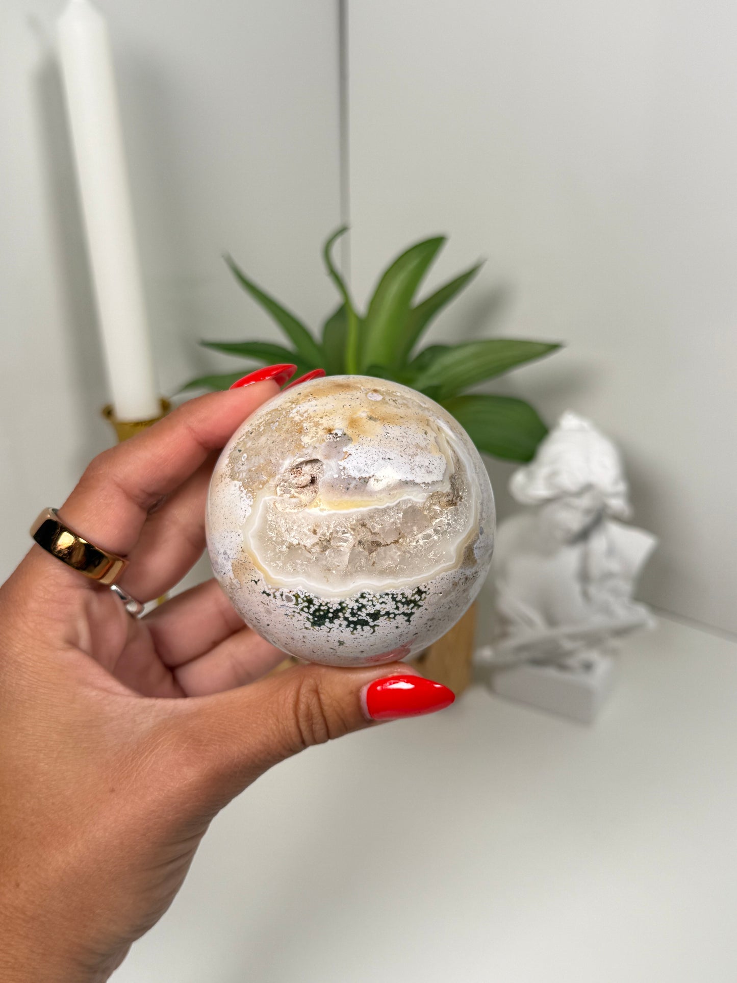 Sea Jasper Sphere (42)