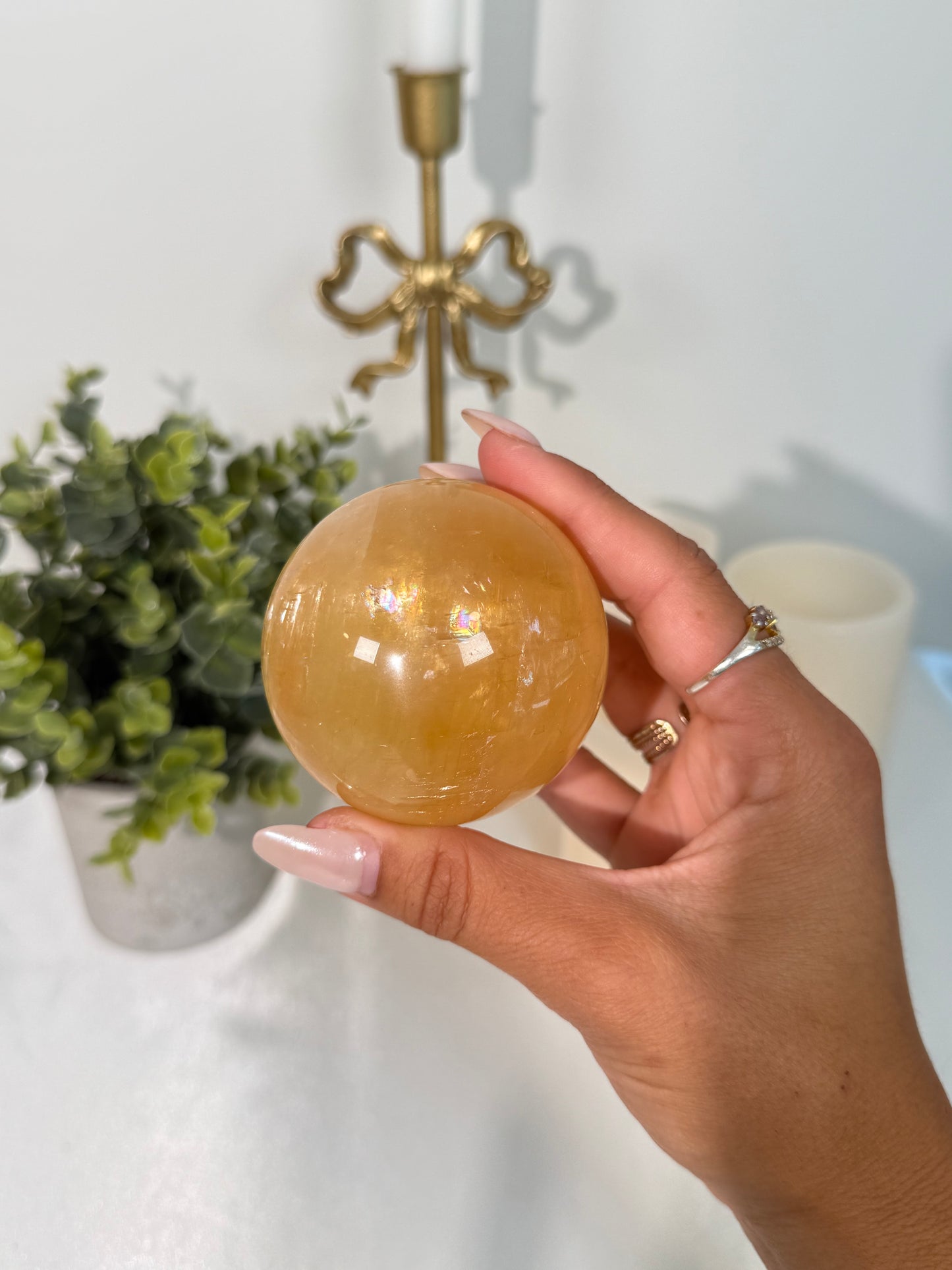 Optical Calcite Sphere (74b)