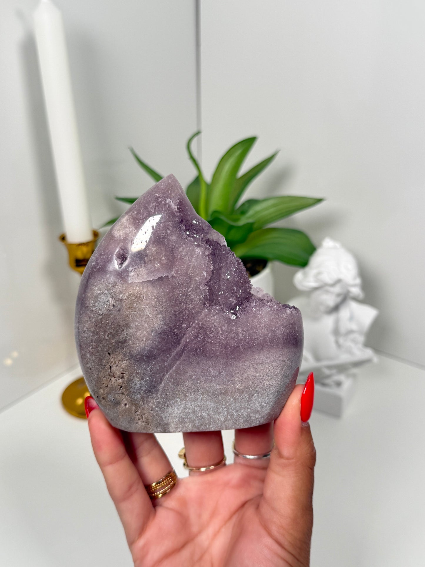Pink Amethyst Flame (137r)