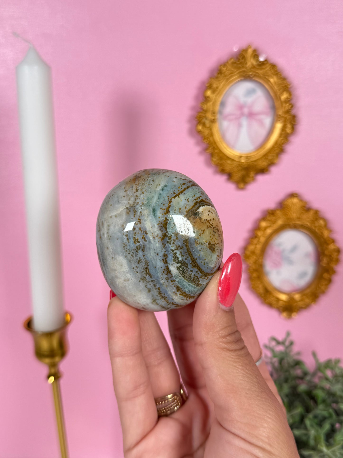 Orbicular Jasper Palmstone (18e)