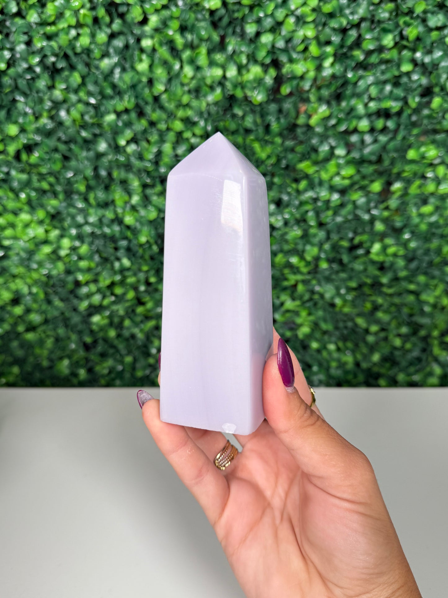 Lavender Fluorite Tower (80y chipped)