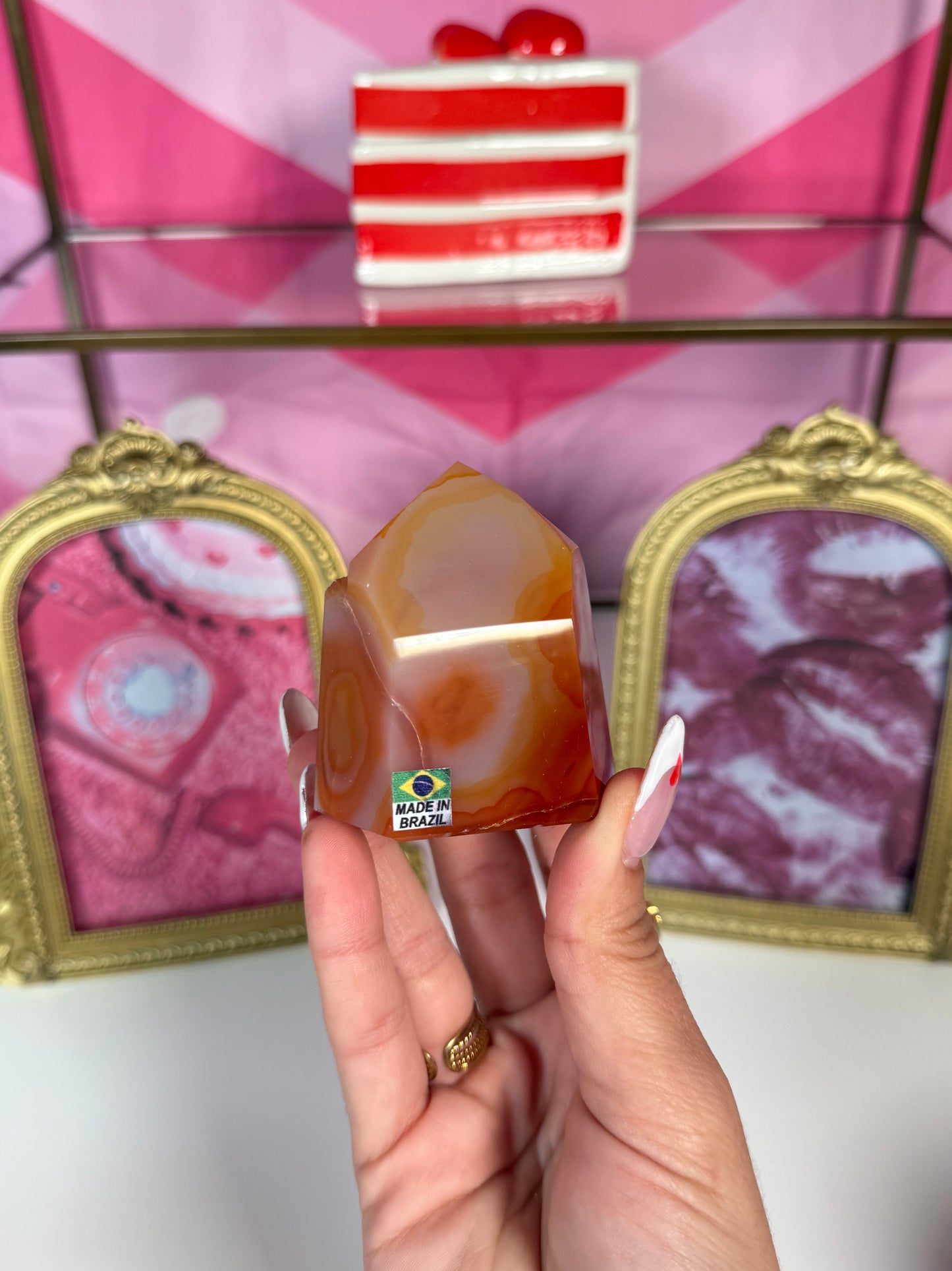 Brazilian Carnelian Tower (38u)