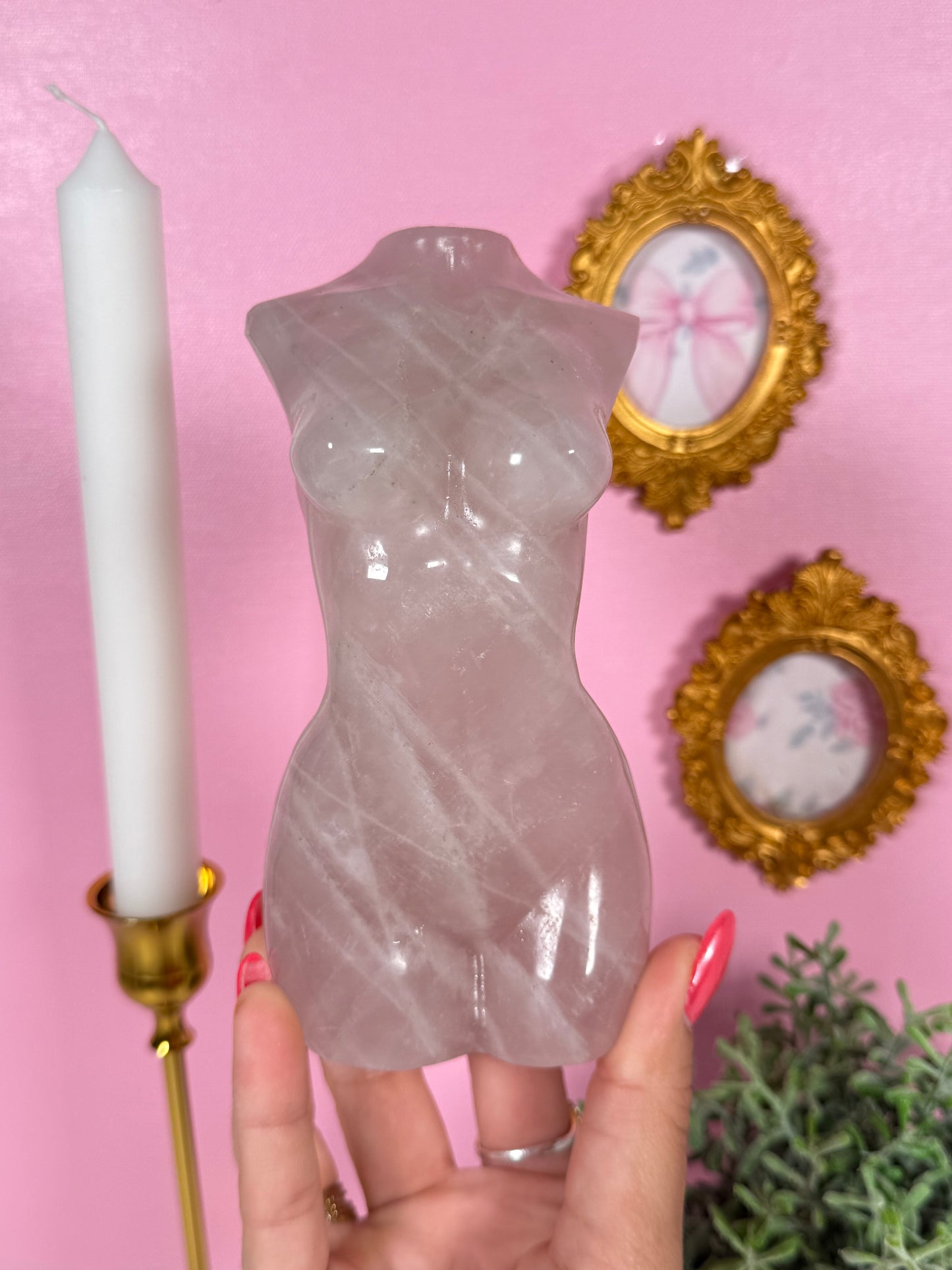 Rose Quartz Goddess Body (105i)