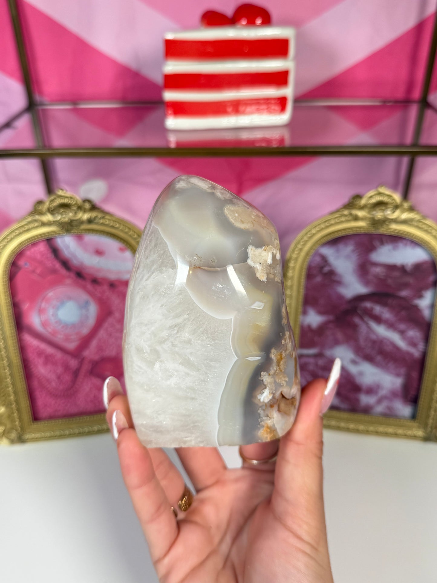 Flower Agate Freeform (72)