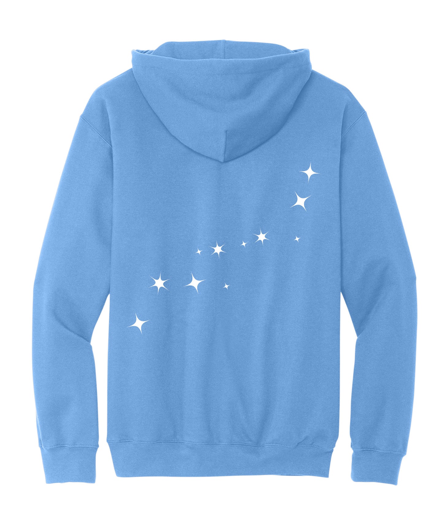 Aquamoon Crystals Carolina Blue Hoodie