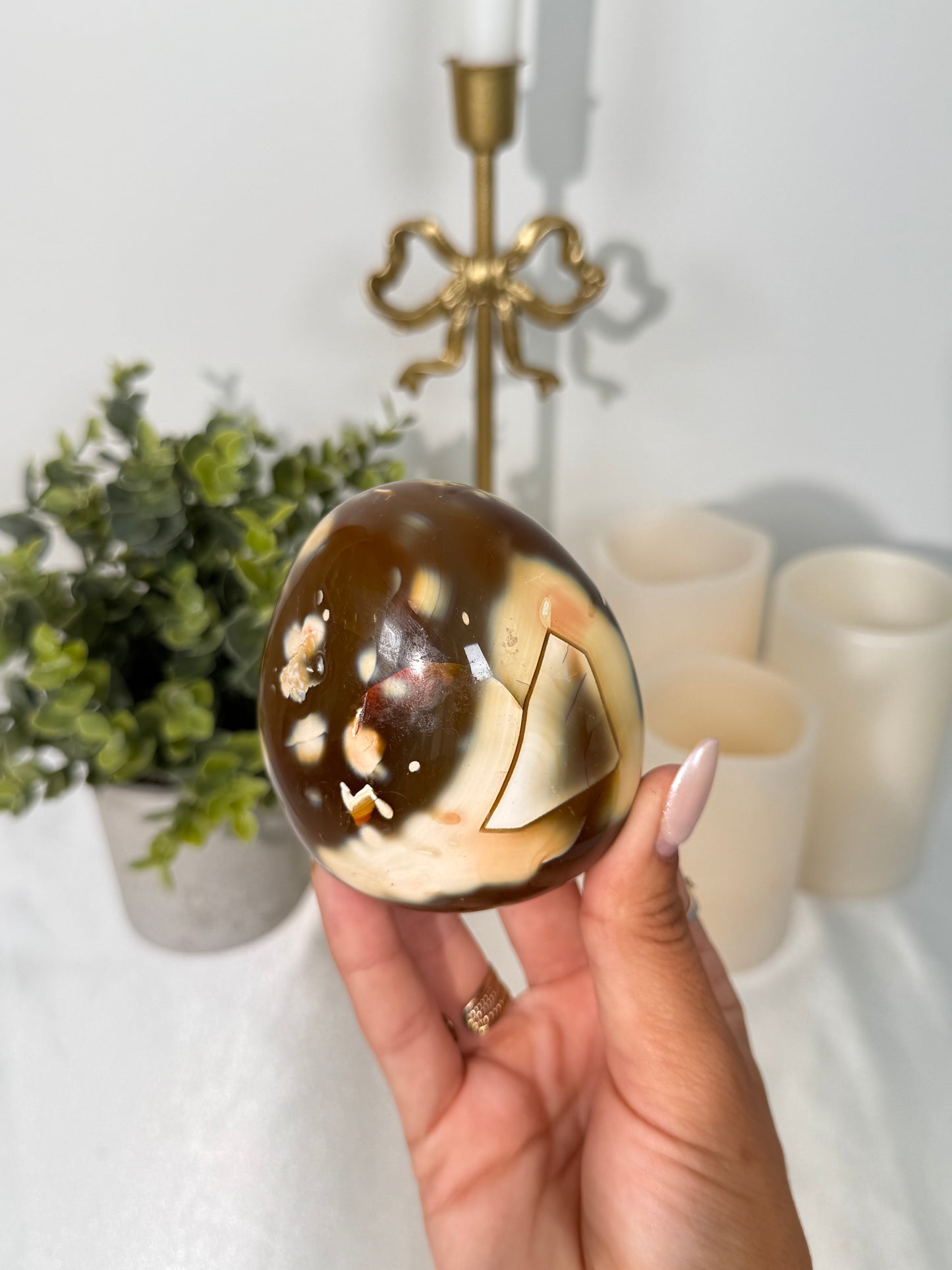 Carnelian Agate Palm (36a)
