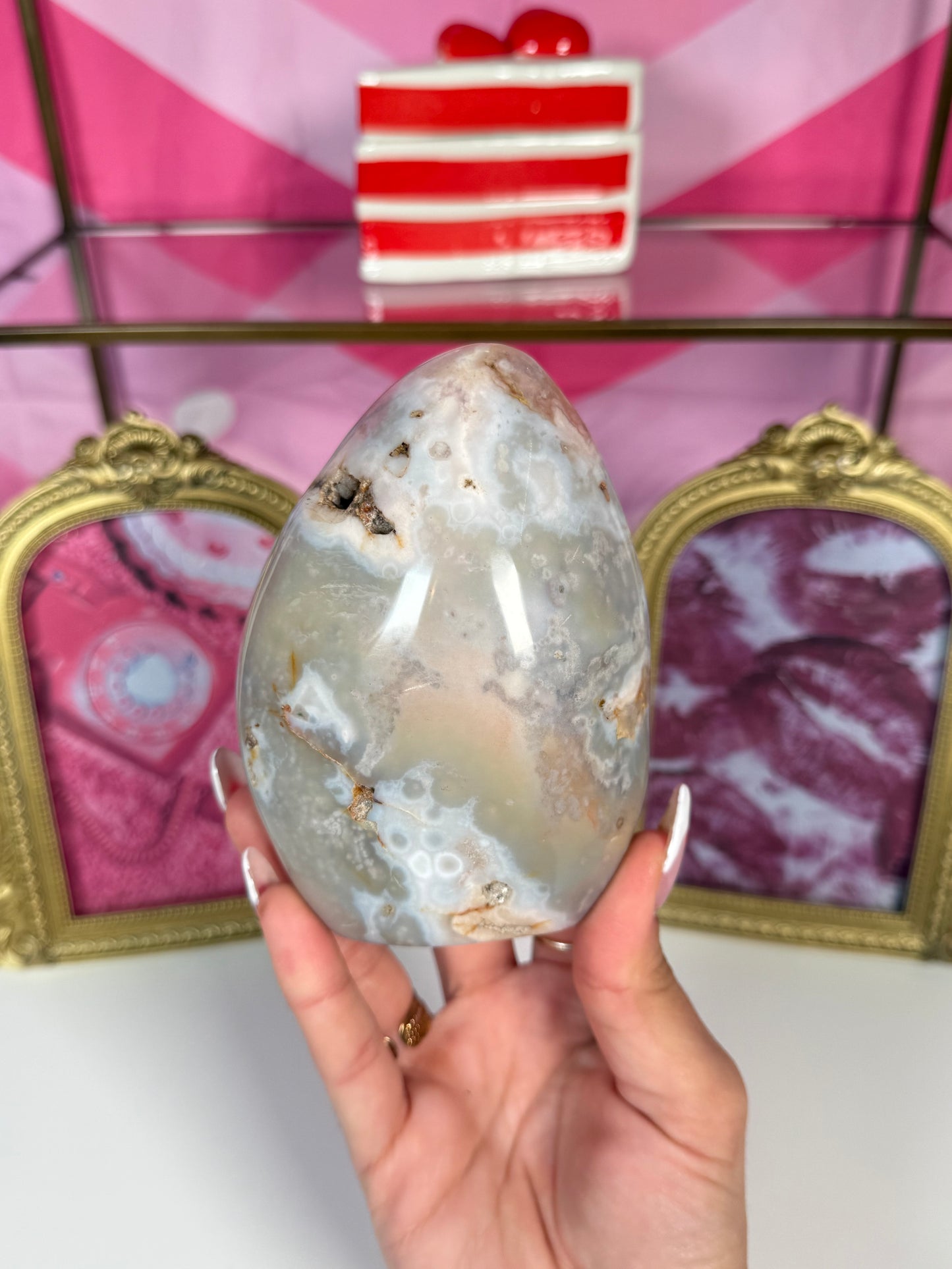 Flower Agate Freeform (75c)