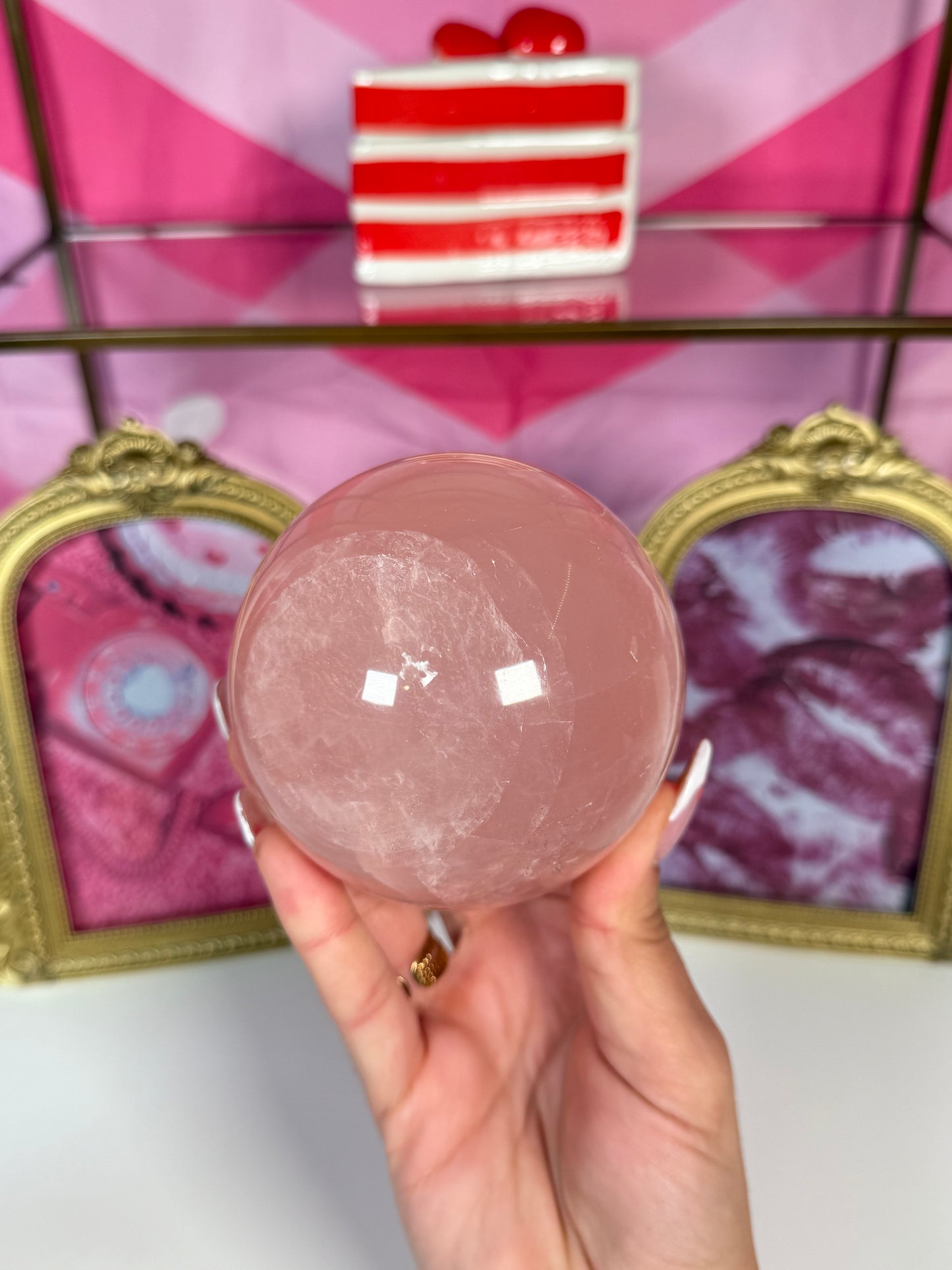 Rose Quartz Sphere (123)