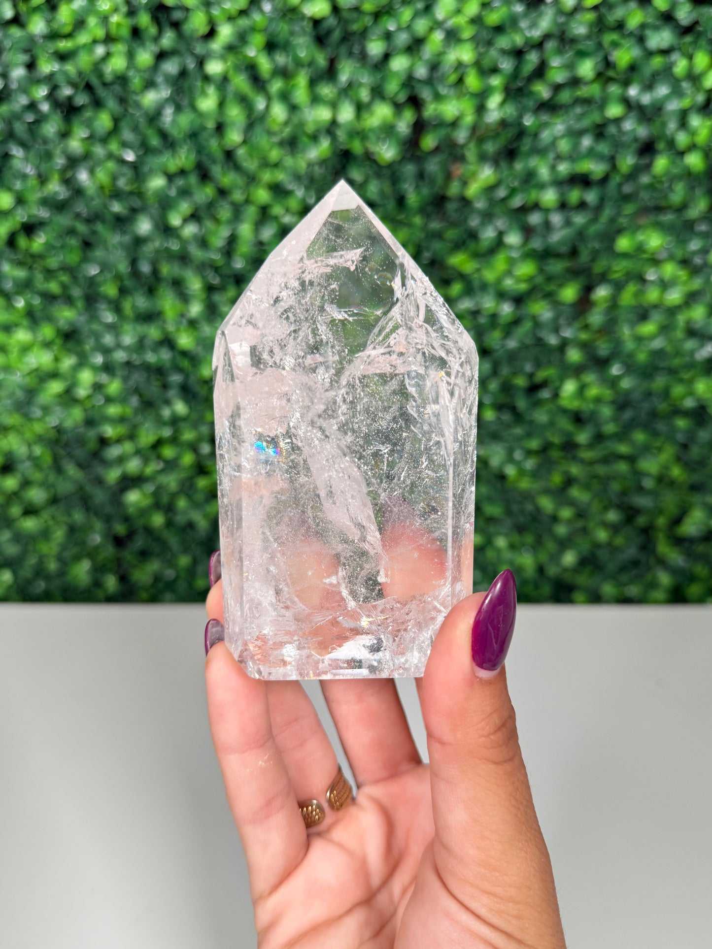 Clear Quartz Tower (86 imperfect)