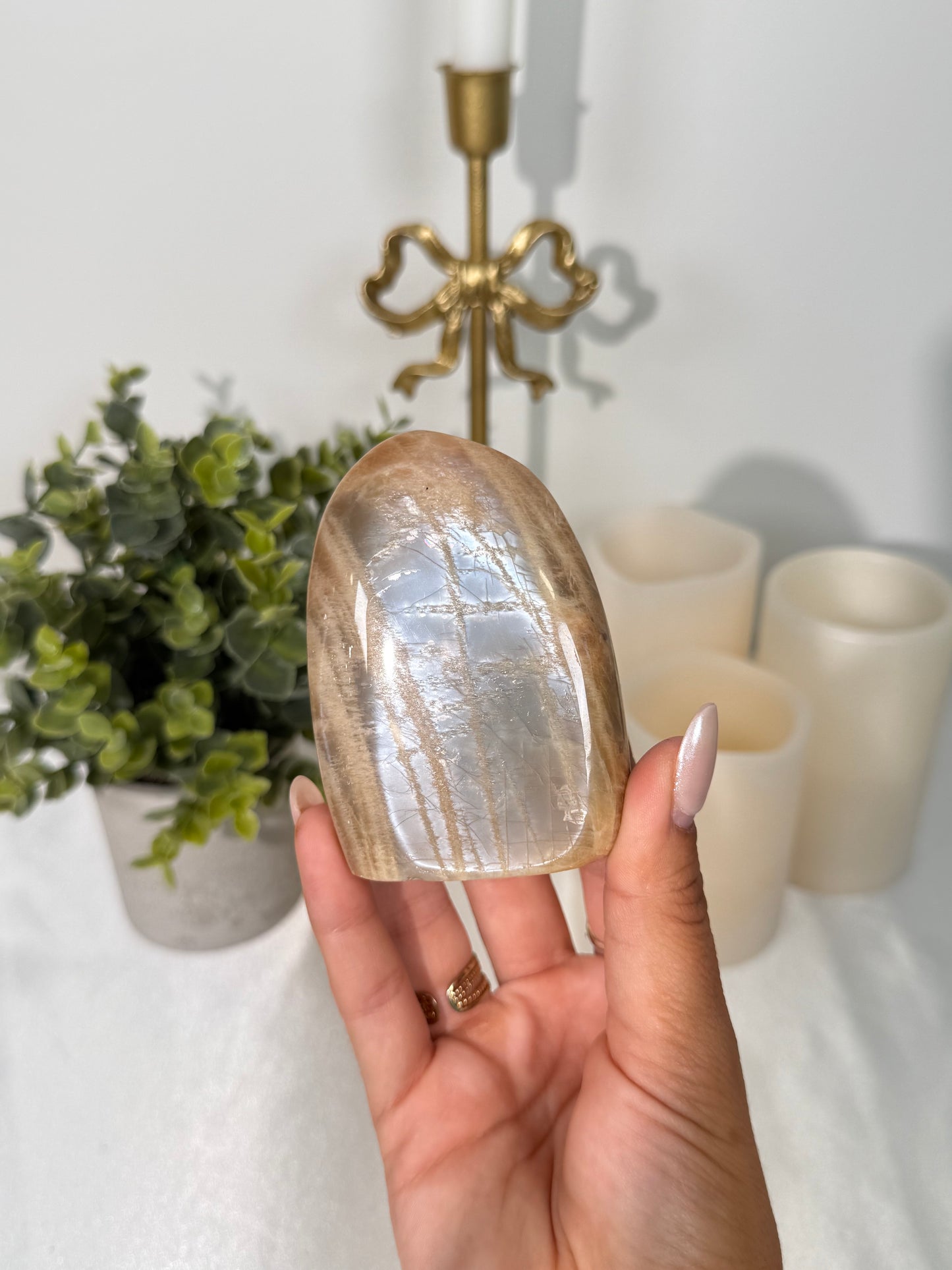 Peach Moonstone Freeform (19w)