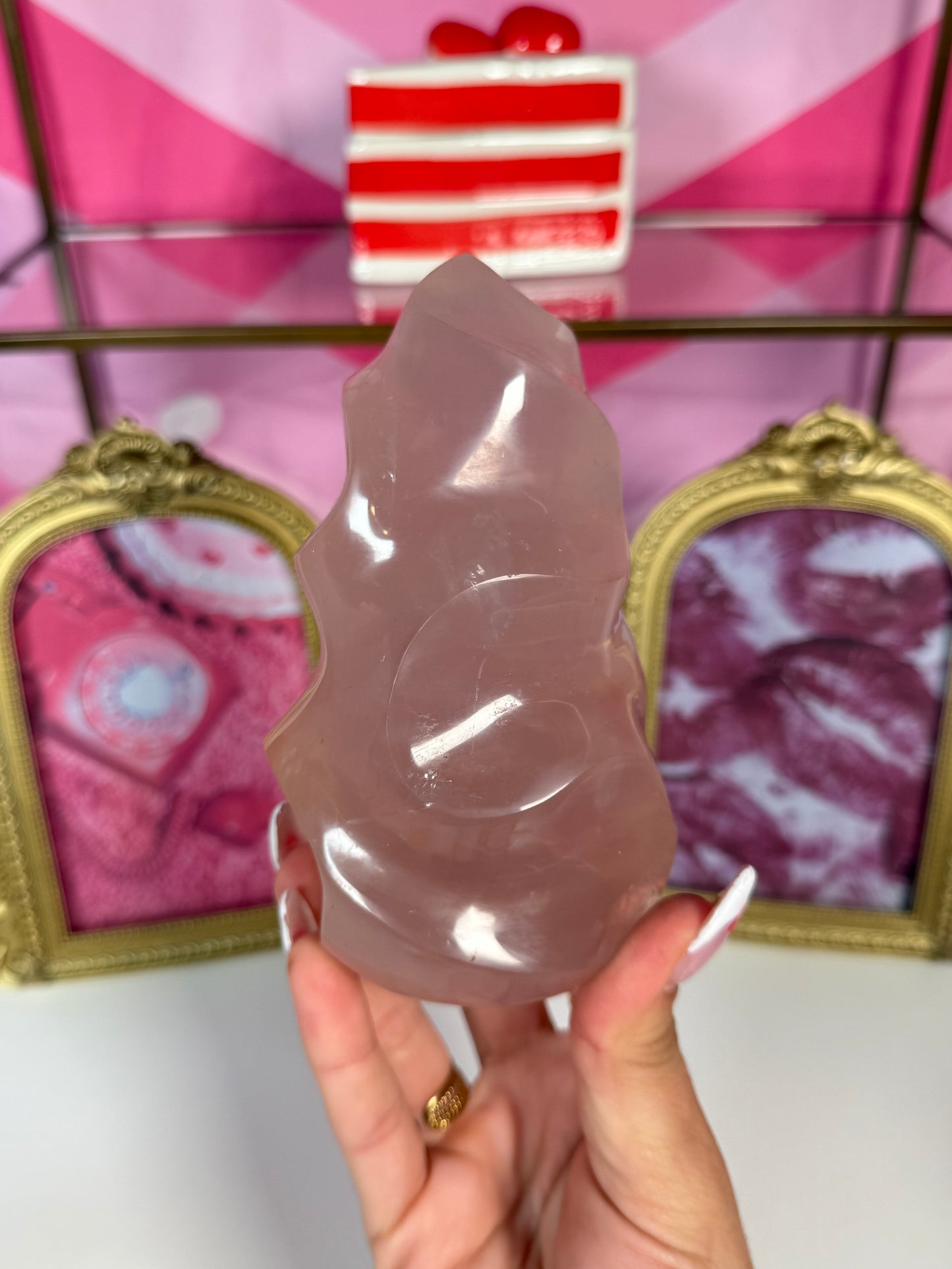 Rose Quartz Flame (50n)