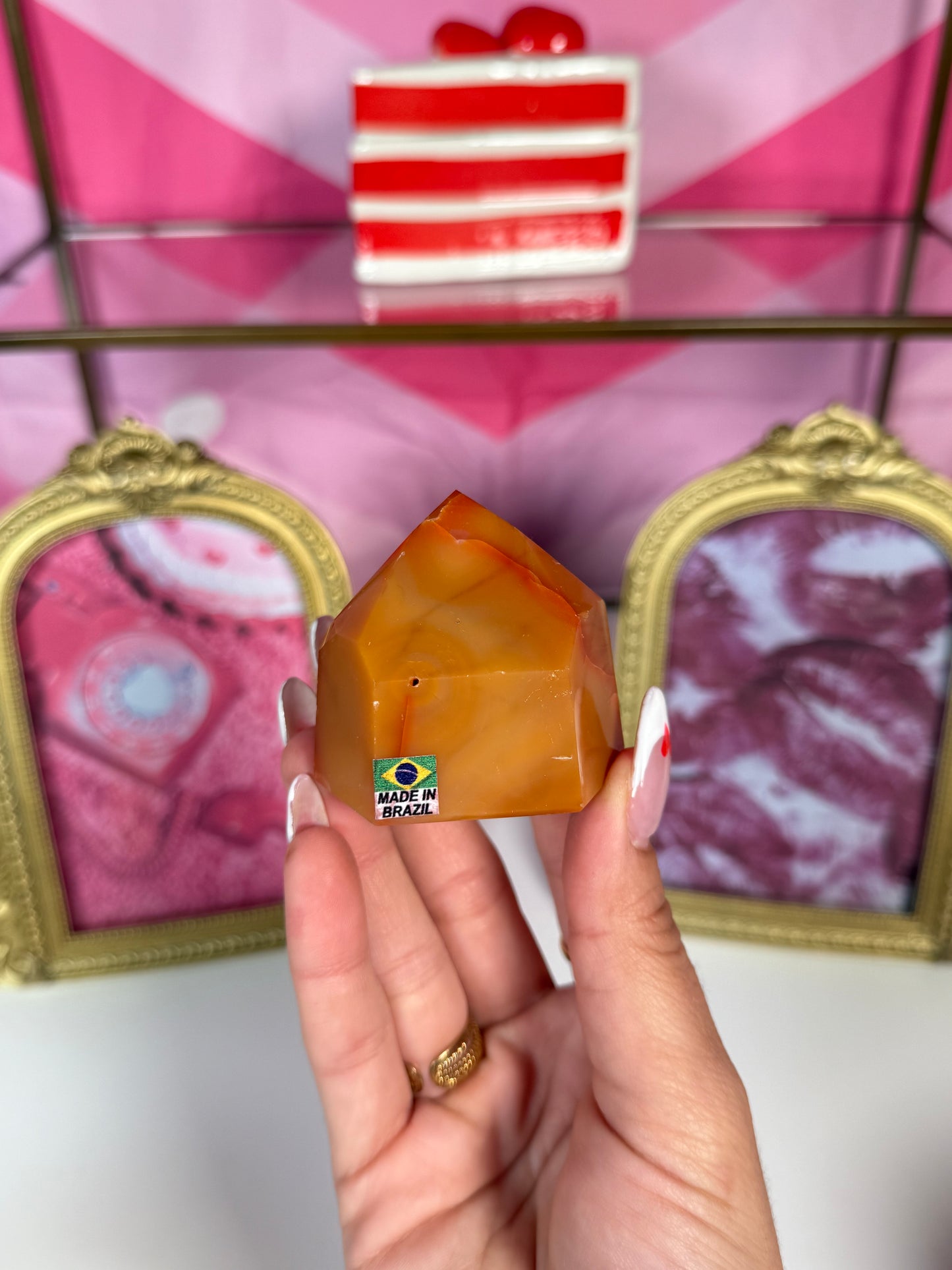 Brazilian Carnelian Tower (30w)