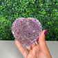Rainbow Amethyst Heart (71c)