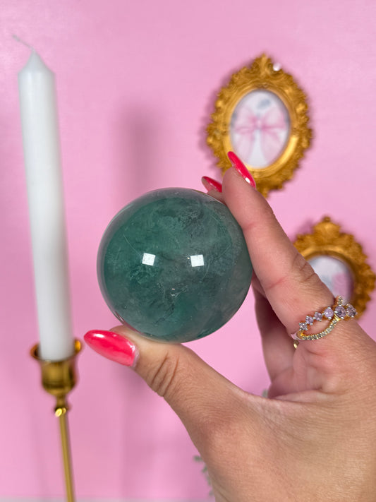 Rainbow Fluorite Sphere (26i)