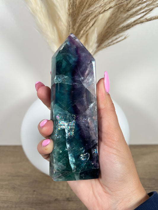 HQ Fluorite Tower (65* Chipped)