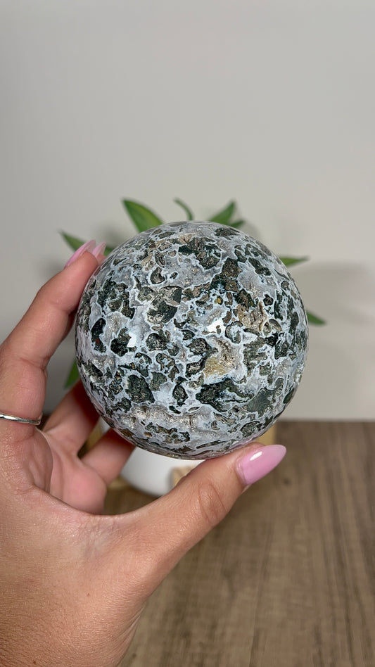 Cosmic Jasper Sphere (52a)