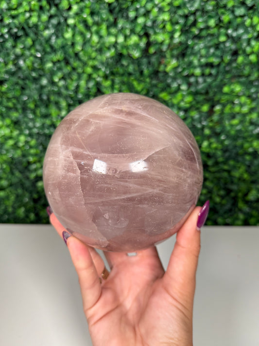 Lavender Rose Quartz Sphere (209)
