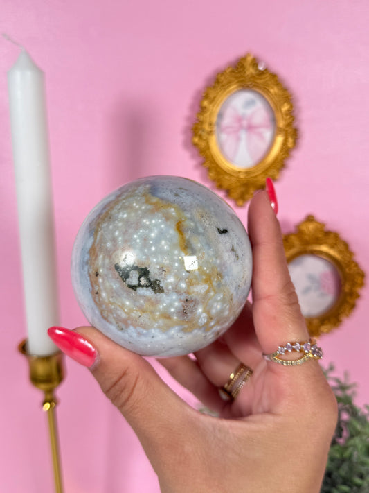 Sea Jasper Sphere (52j)