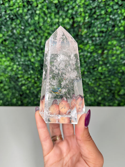 Clear Quartz Tower (102)