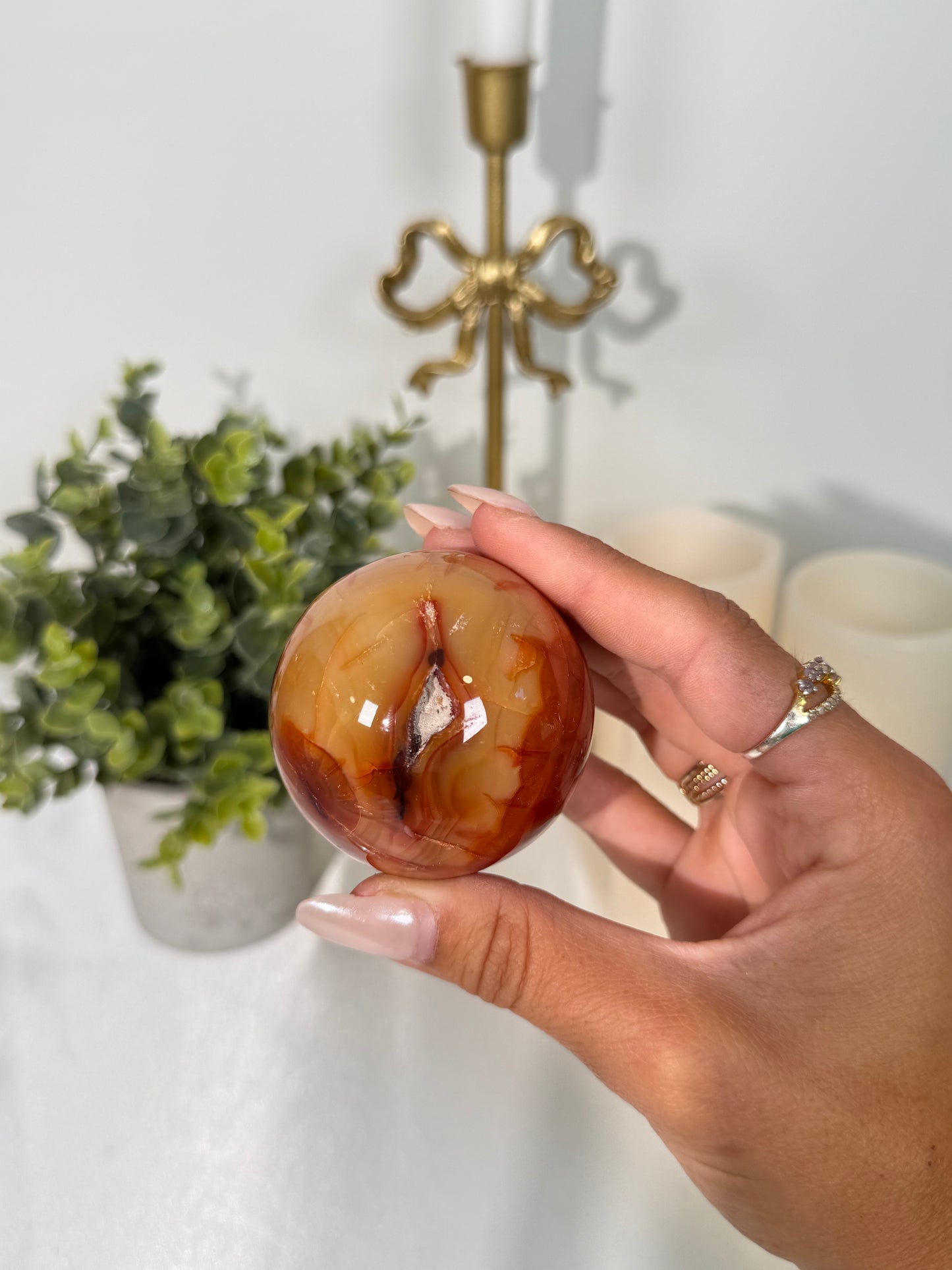 Carnelian Sphere (21w)