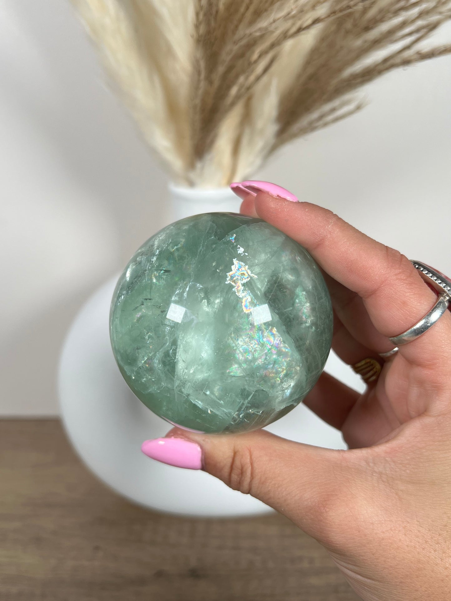 Green Fluorite Sphere (46)