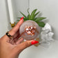 Carnelian x flower agate sphere (60t)