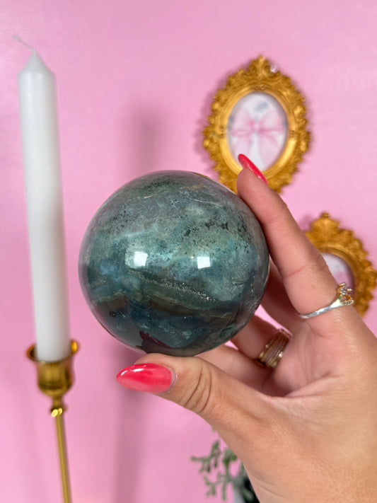 Sea Jasper Sphere (45G)