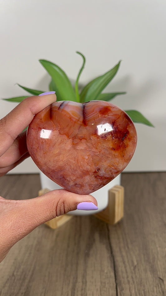 Carnelian Heart (19b)