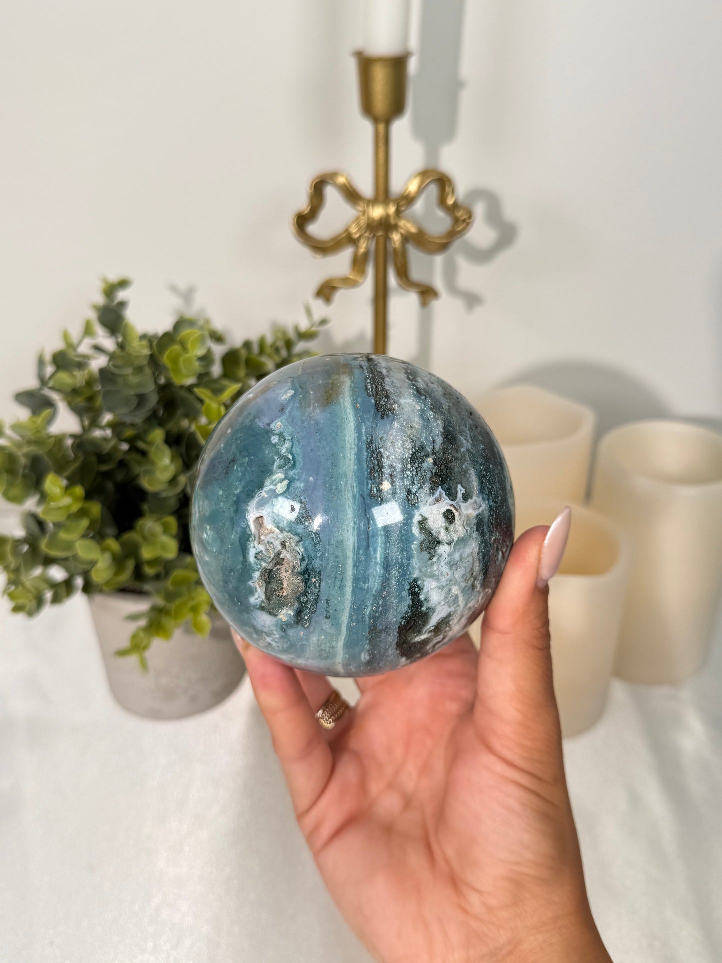 Sea Jasper Sphere (101)