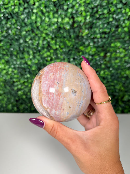 Sea Jasper Sphere (80)