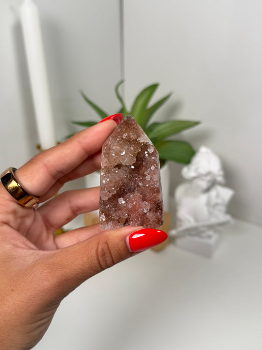 Mini Pink Amethyst Tower (24s)