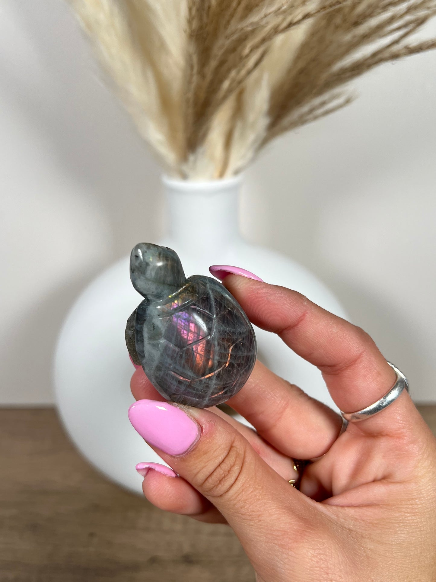 Labradorite Turtle (35b)