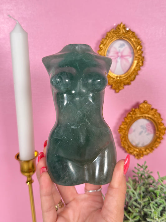 Fluorite Goddess Body (110b)