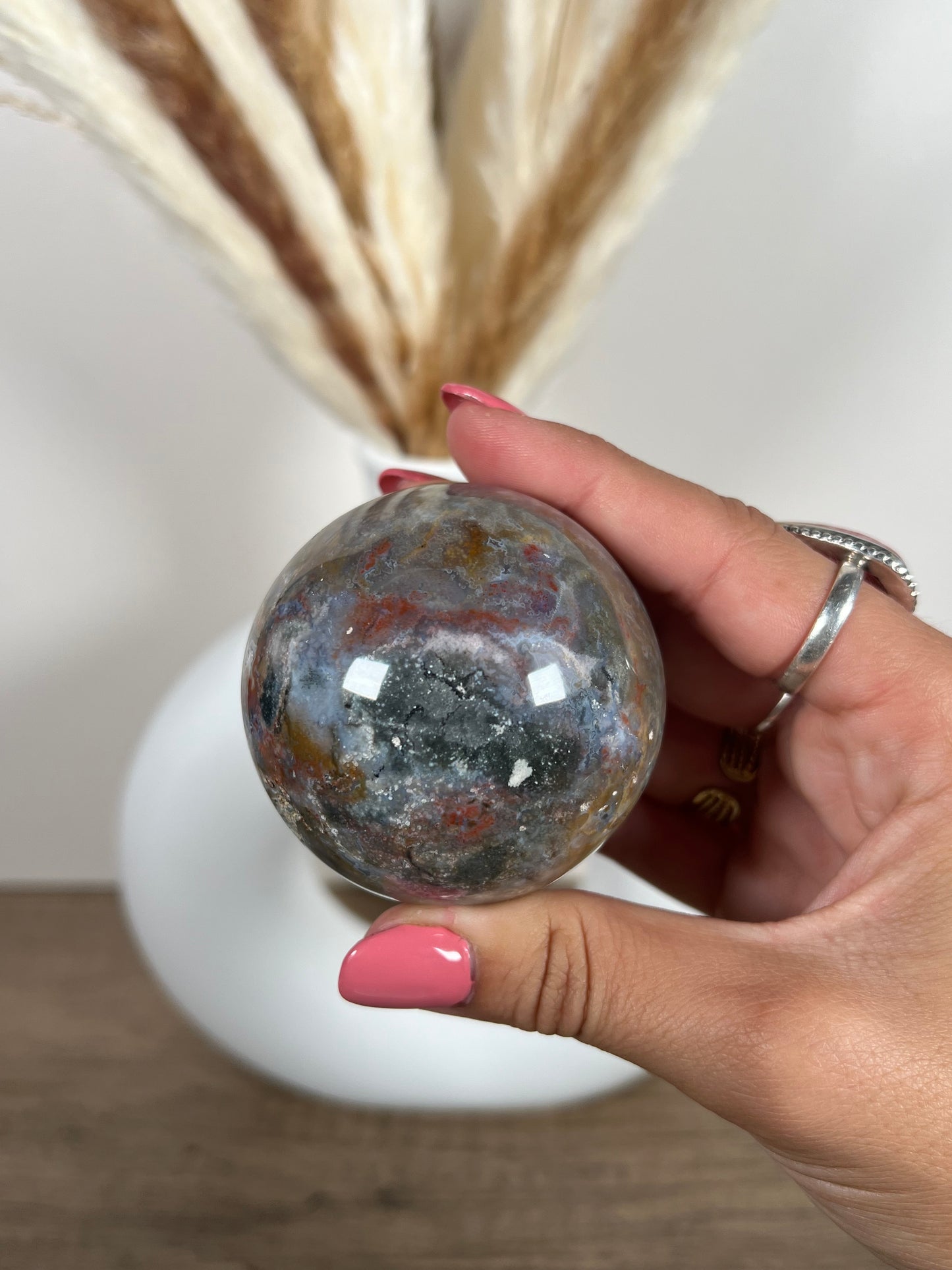 Sea Jasper Sphere (16u)