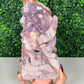 Pink Amethyst Flower Agate Dragon (429)