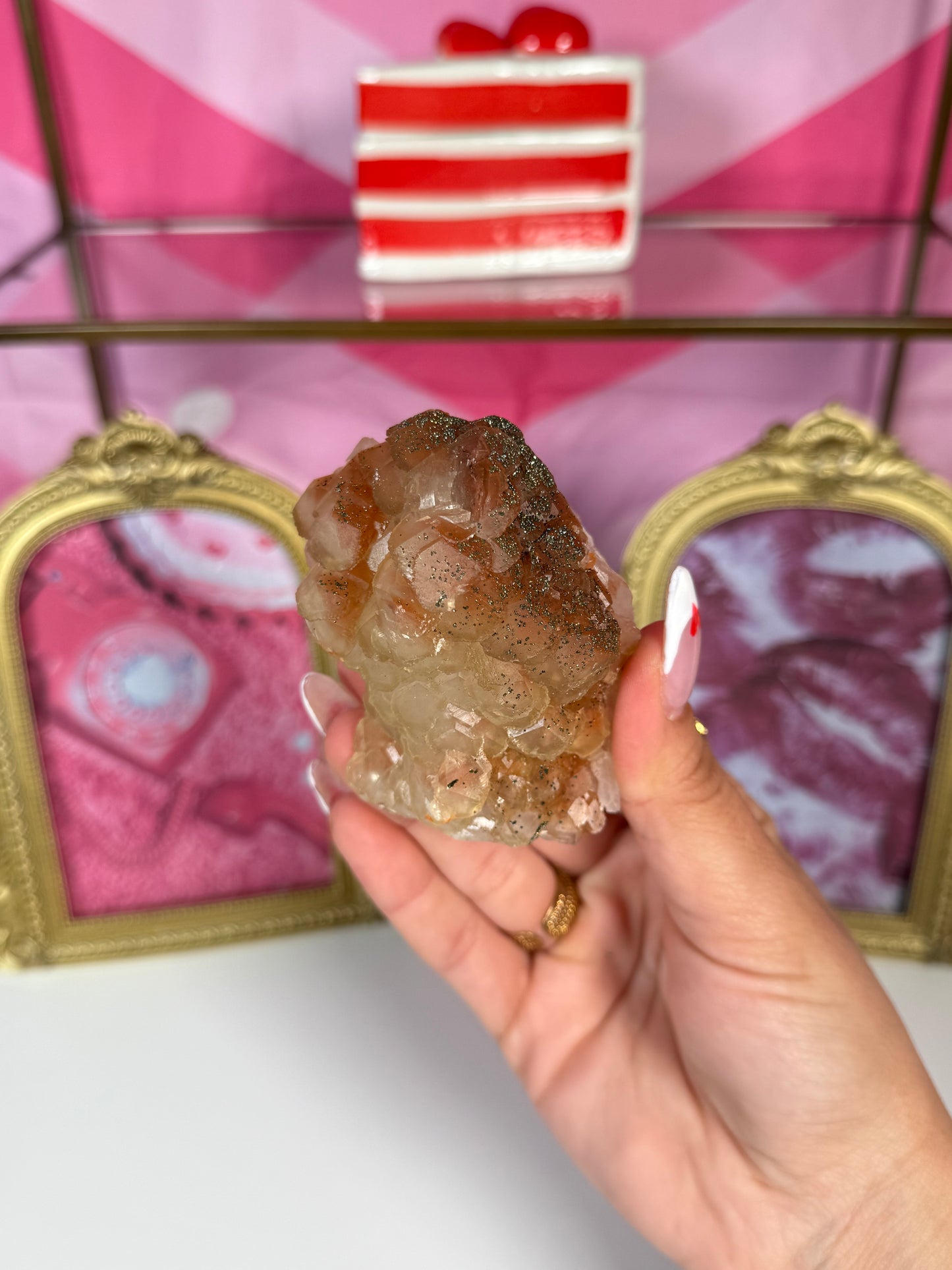 Sunset Benz Calcite with Pyrite (109y)