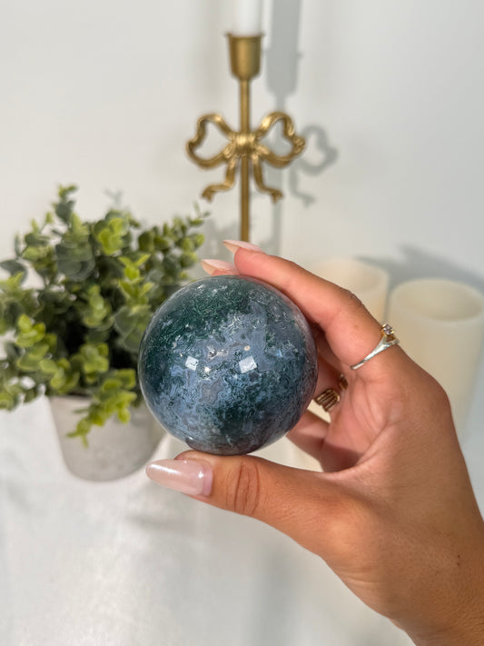 Moss Agate Sphere (36a)