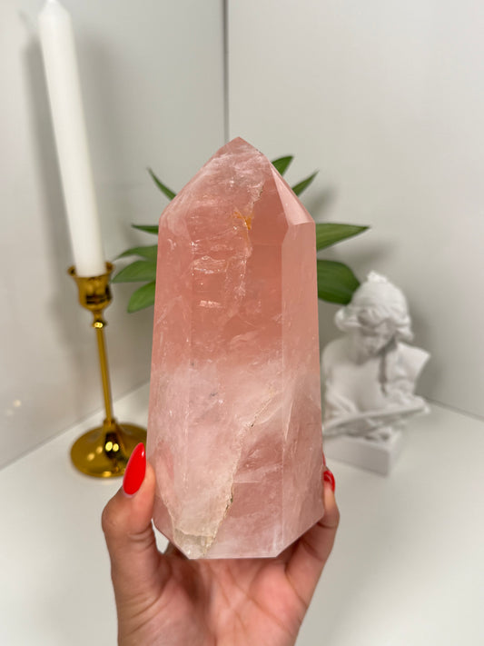 Rose Quartz Tower from Brazil (291)