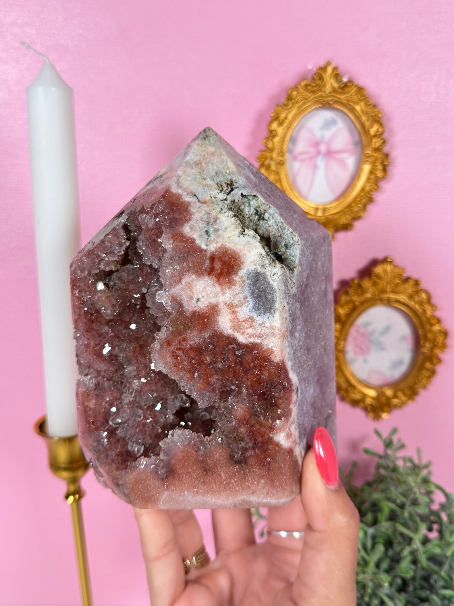 Pink Amethyst Tower (360b)
