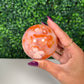 Carnelian Flower Agate Sphere (127)