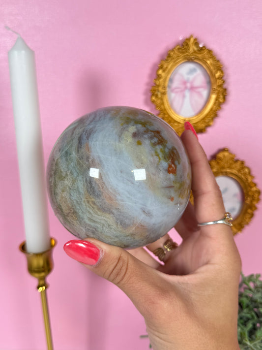 Sea Jasper Sphere (78L)