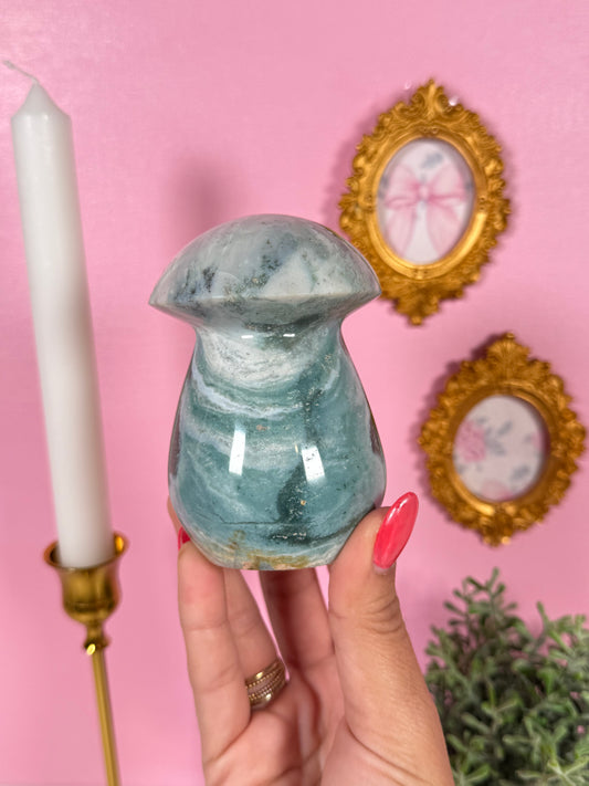 Sea Jasper Mushroom (41v)