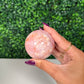 Carnelian Flower Agate Sphere (84)