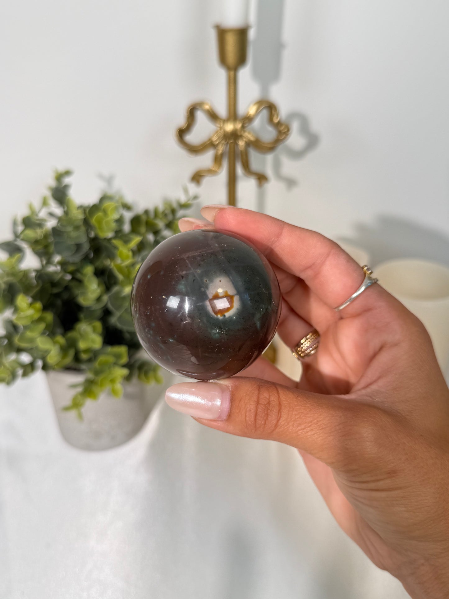 Polychrome Jasper Sphere (22a)