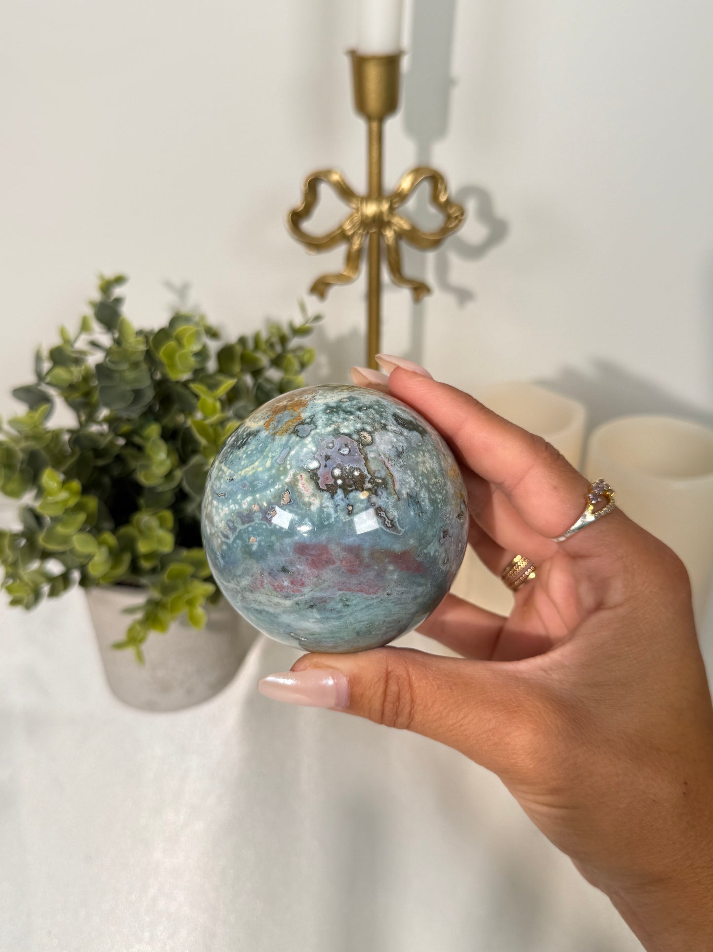Sea Jasper Sphere (53s)