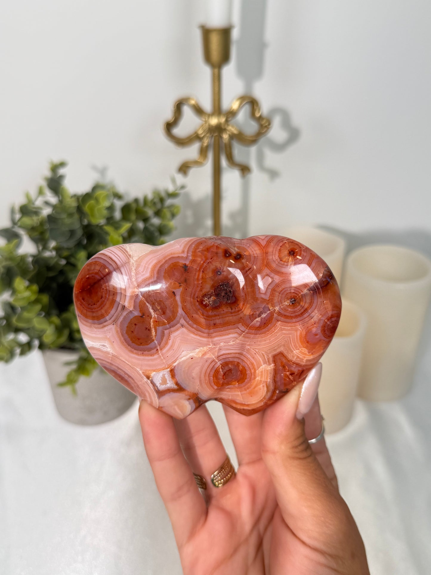 Double Carnelian Heart (35s)