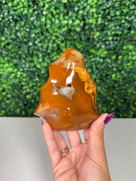 Carnelian Agate Flame (61L)