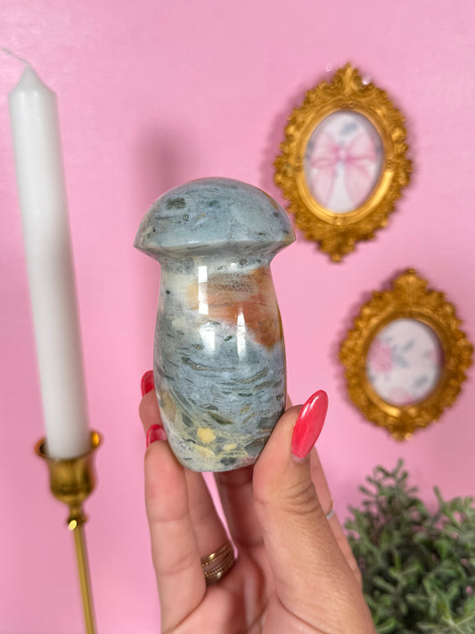 Sea Jasper Mushroom (23b)