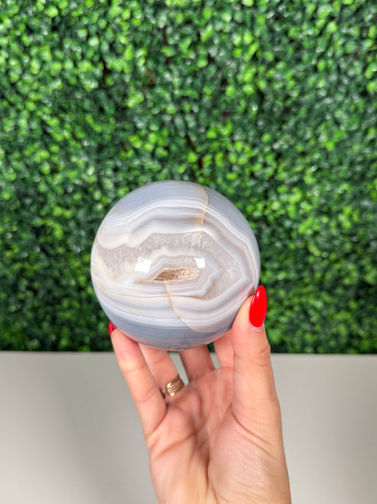 Banded Agate Sphere (98)