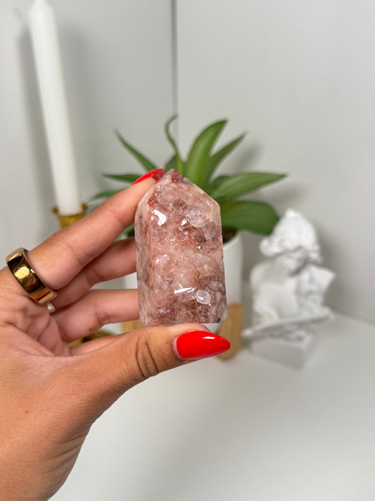 Mini Pink Amethyst Tower (29n)